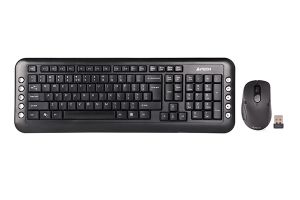 Kомплект безжични клавиатура и мишка A4 Tech 7200N
