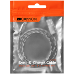 Кабел Canyon Lightning USB Cable for Apple braided CNE-CFI3DG